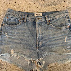 AGOLDE Parker Vintage Loose Fit Cutoff Shorts